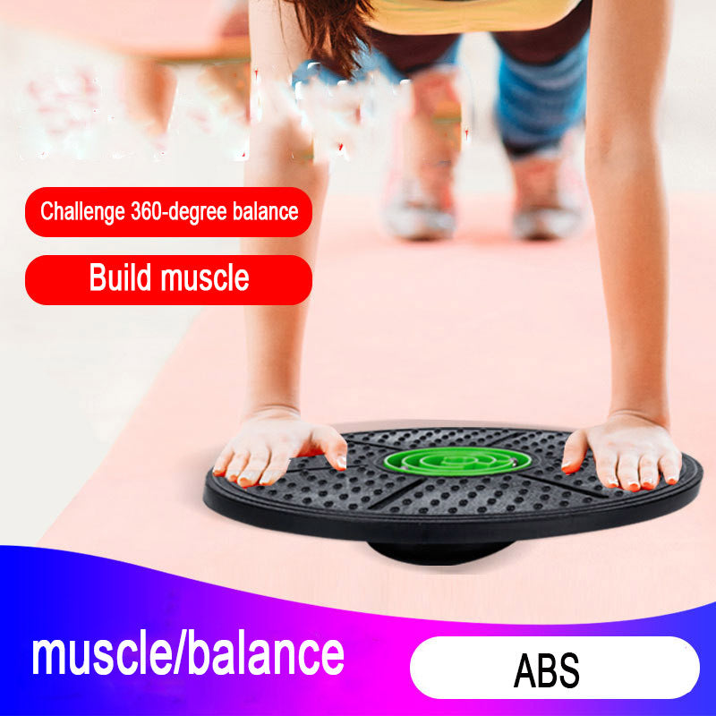 Tabla de equilibrio de Yoga Tabla de estabilidad de disco platos redondos entrenador de ejercicio para Fitness deportes cintura rizos tabla de equilibrio de Fitness