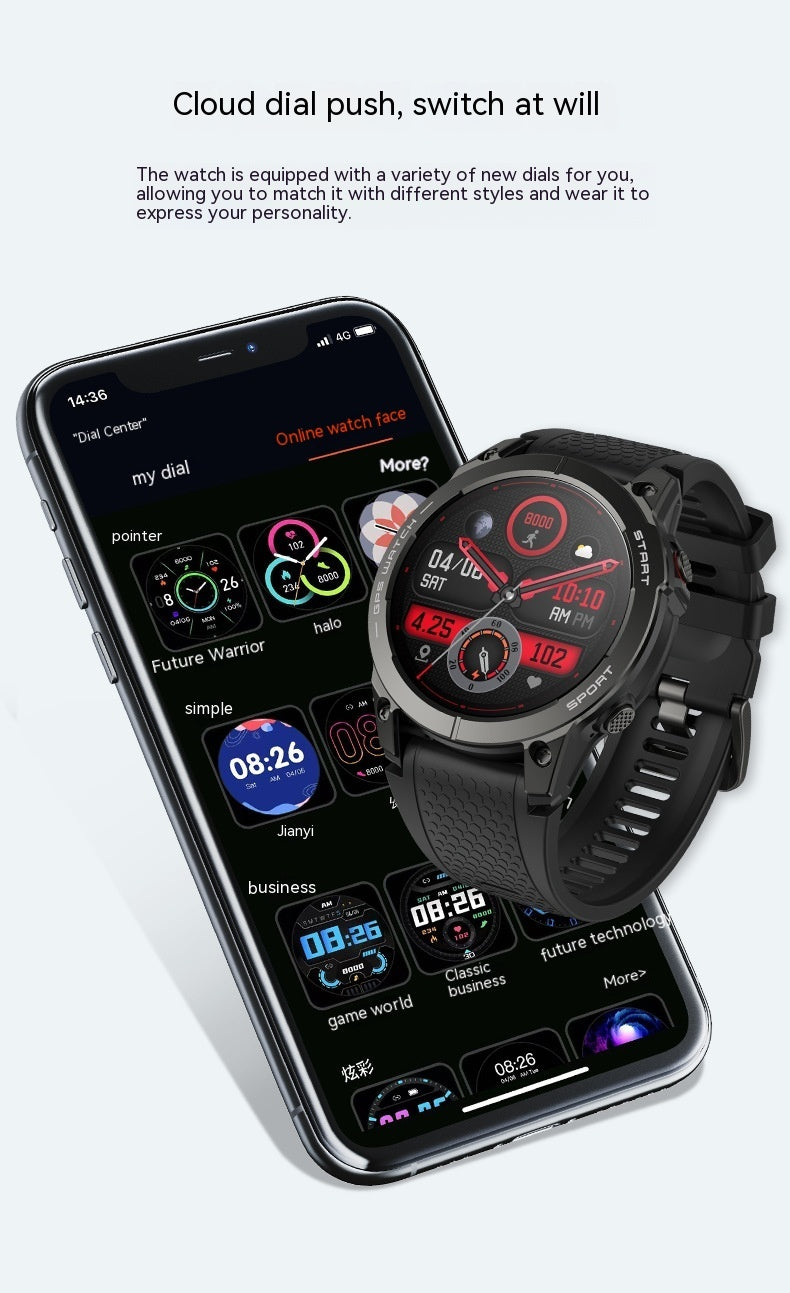 Reloj inteligente deportivo S53 para exteriores con GPS y llamadas