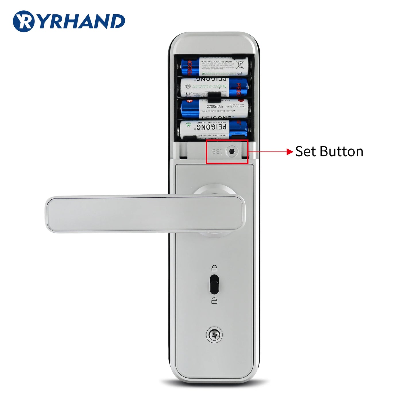 Cerradura inteligente X5 a prueba de agua Tuya biométrica huella digital seguridad inteligente WiFi aplicación contraseña cerradura electrónica de puerta