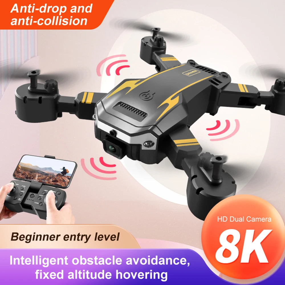 Xiaomi 8K G6Pro GPS Drone profesional Cámara dual 5G Evitación de obstáculos Posicionamiento de flujo óptico Sin escobillas RC10000m mejorado