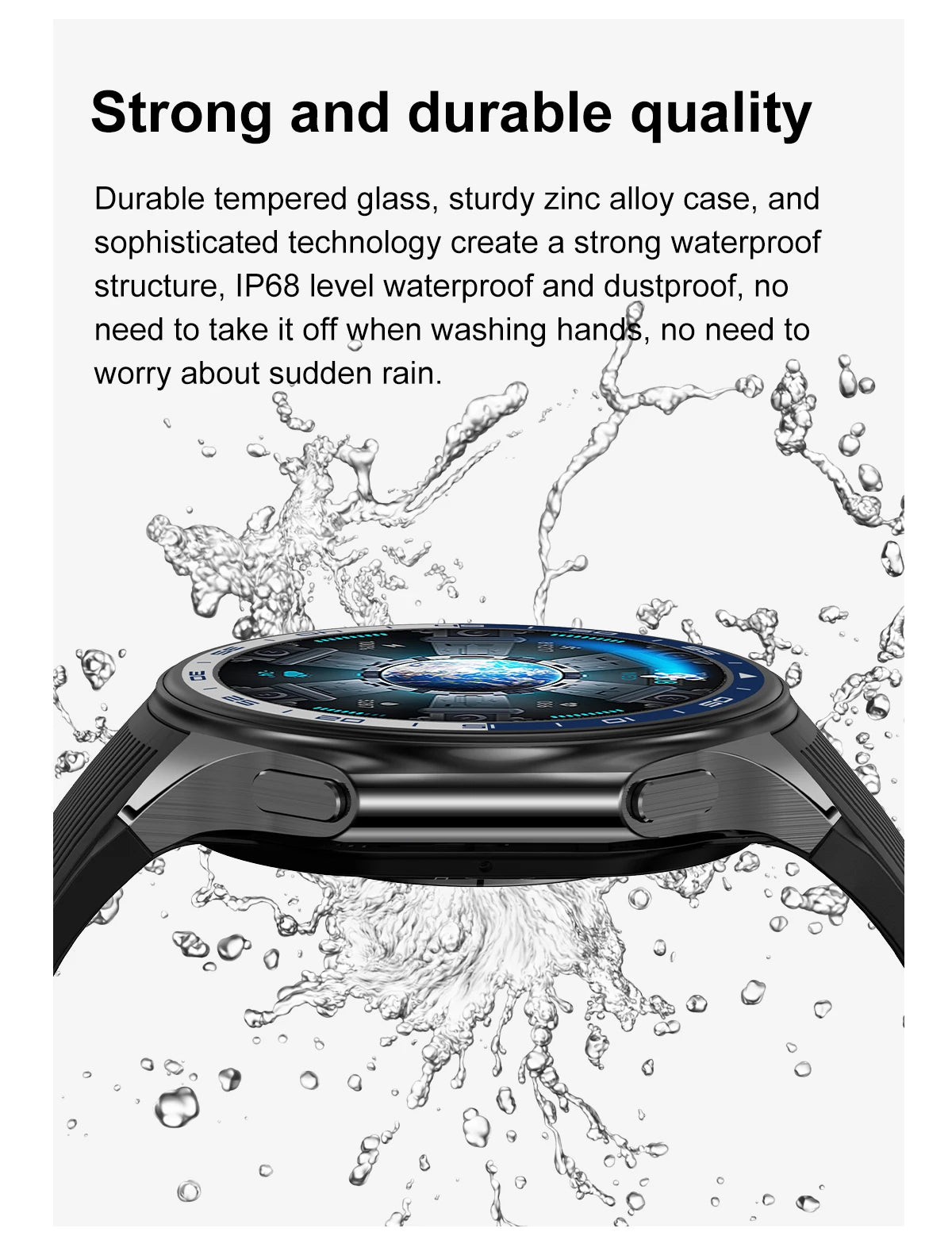 Reloj inteligente Watch X 2024, nuevo reloj inteligente resistente al agua con memoria 4G, música, vídeo, llamadas Bluetooth, auriculares TWS para Android e IOS